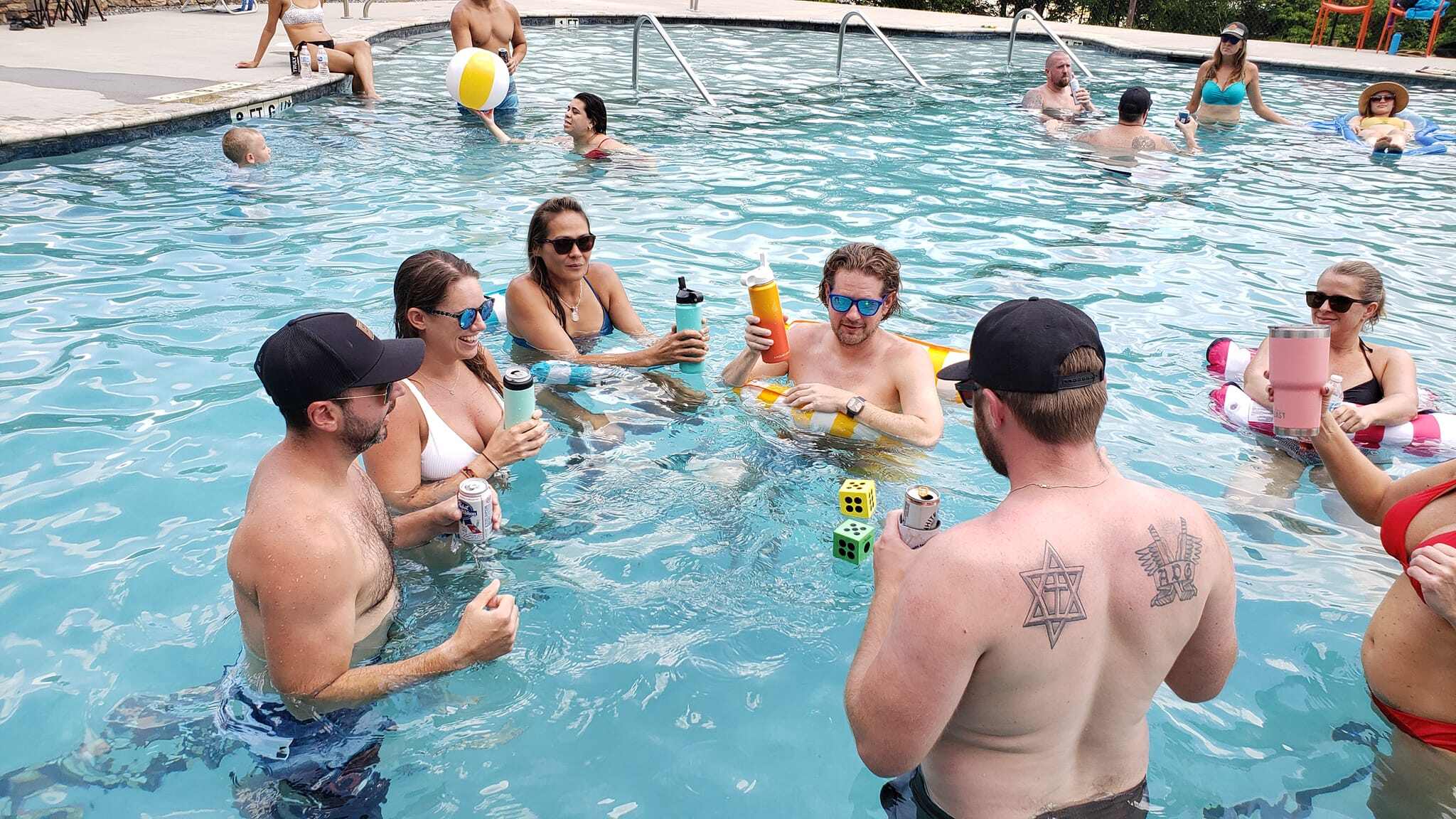 pool gathering