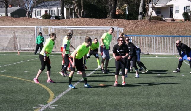 Coed Flag Football Team