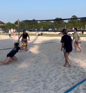 Sand Volleyball Game