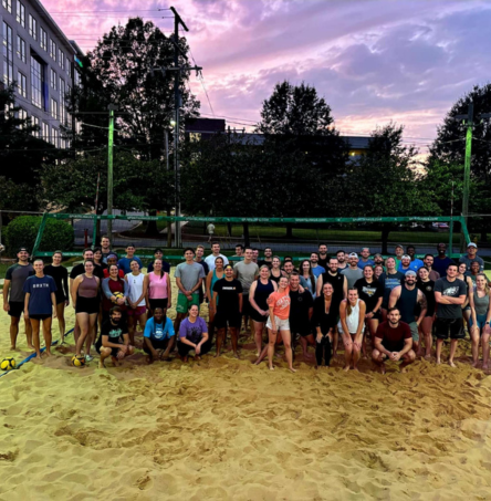 charlotte volleyball tournament group picture